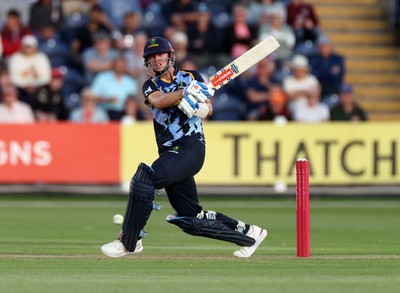 290526 - Glamorgan v Somerset - Vitality Blast - Will Smale of Glamorgan batting