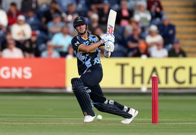 290526 - Glamorgan v Somerset - Vitality Blast - Will Smale of Glamorgan batting
