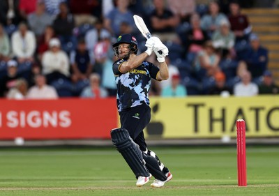 290526 - Glamorgan v Somerset - Vitality Blast - Jimmy Neesham of Glamorgan batting