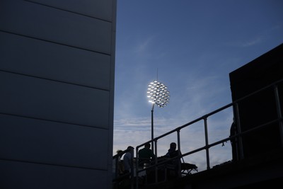 290526 - Glamorgan v Somerset - Vitality Blast - General View of the flood lights at Sophia Gardens