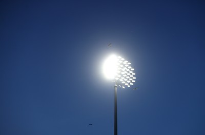290526 - Glamorgan v Somerset - Vitality Blast - General View of the flood lights at Sophia Gardens