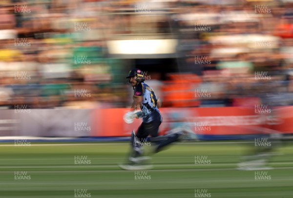 290526 - Glamorgan v Somerset - Vitality Blast - Kiran Carlson of Glamorgan batting