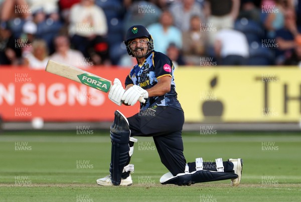 290526 - Glamorgan v Somerset - Vitality Blast - Kiran Carlson of Glamorgan batting