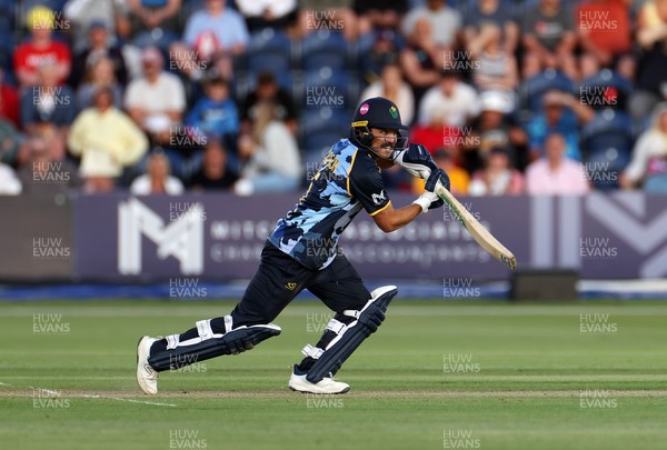 290526 - Glamorgan v Somerset - Vitality Blast - Kiran Carlson of Glamorgan batting