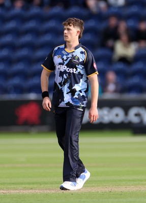 030625 - Glamorgan Cricket v Surrey - Vitality T20 Blast - Hayden Kerr of Glamorgan 