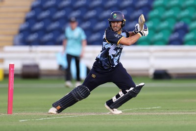 030625 - Glamorgan Cricket v Surrey - Vitality T20 Blast - Kiran Carlson of Glamorgan batting