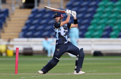 030625 - Glamorgan Cricket v Surrey - Vitality T20 Blast - Will Smale of Glamorgan batting