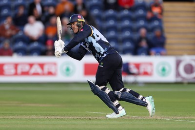 030625 - Glamorgan Cricket v Surrey - Vitality T20 Blast - Ben Kellaway of Glamorgan batting
