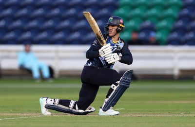 030625 - Glamorgan Cricket v Surrey - Vitality T20 Blast - Ben Kellaway of Glamorgan batting