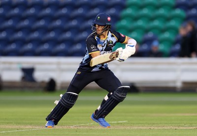 030625 - Glamorgan Cricket v Surrey - Vitality T20 Blast - Asa Tribe of Glamorgan batting