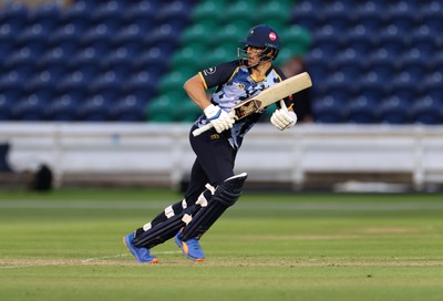 030625 - Glamorgan Cricket v Surrey - Vitality T20 Blast - Asa Tribe of Glamorgan batting