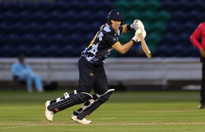 030625 - Glamorgan Cricket v Surrey - Vitality T20 Blast - Hayden Kerr of Glamorgan batting