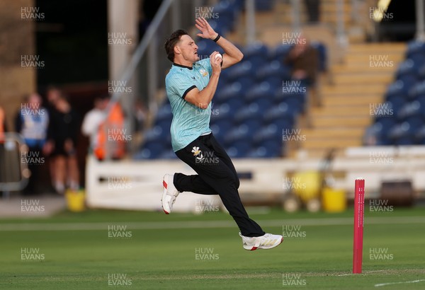 030625 - Glamorgan Cricket v Surrey - Vitality T20 Blast - Nathan Smith of Surrey bowling