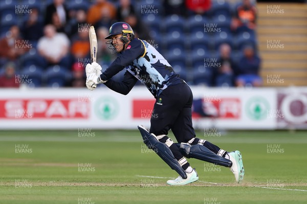 030625 - Glamorgan Cricket v Surrey - Vitality T20 Blast - Ben Kellaway of Glamorgan batting