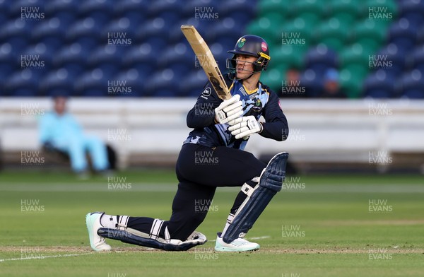 030625 - Glamorgan Cricket v Surrey - Vitality T20 Blast - Ben Kellaway of Glamorgan batting