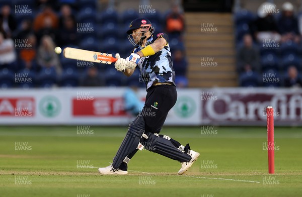 030625 - Glamorgan Cricket v Surrey - Vitality T20 Blast - Dan Douthwaite of Glamorgan batting