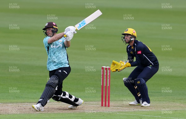 050622 - Glamorgan v Surrey - Vitality T20 Blast - Laurie Evans of Surrey batting