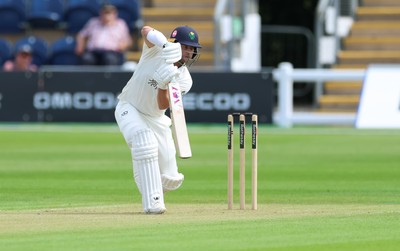 190626 - Glamorgan v Surrey, Rothesay County Championship Division 1- Billy Root of Glamorgan plays a shot