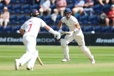 190626 - Glamorgan v Surrey, Rothesay County Championship Division 1- Asa Tribe of Glamorgan in action