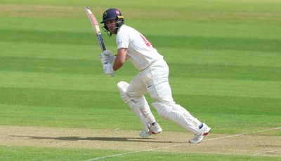 190626 - Glamorgan v Surrey, Rothesay County Championship Division 1- Chris Cooke of Glamorgan adds runs to the Glamorgan total