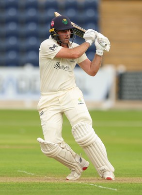 190626 - Glamorgan v Surrey, Rothesay County Championship Division 1- Chris Cooke of Glamorgan plays a shot