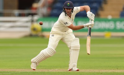 190626 - Glamorgan v Surrey, Rothesay County Championship Division 1- Chris Cooke of Glamorgan plays a shot