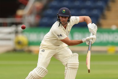 190626 - Glamorgan v Surrey, Rothesay County Championship Division 1- Chris Cooke of Glamorgan plays a shot
