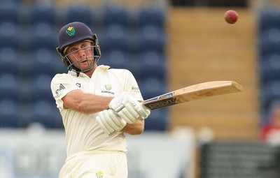 190626 - Glamorgan v Surrey, Rothesay County Championship Division 1- Chris Cooke of Glamorgan plays a shot
