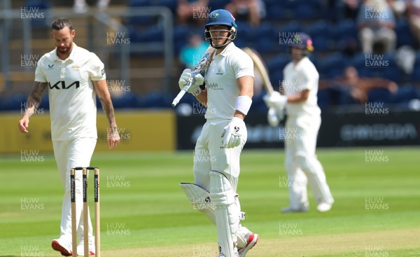 190626 - Glamorgan v Surrey, Rothesay County Championship Division 1- Asa Tribe of Glamorgan in action