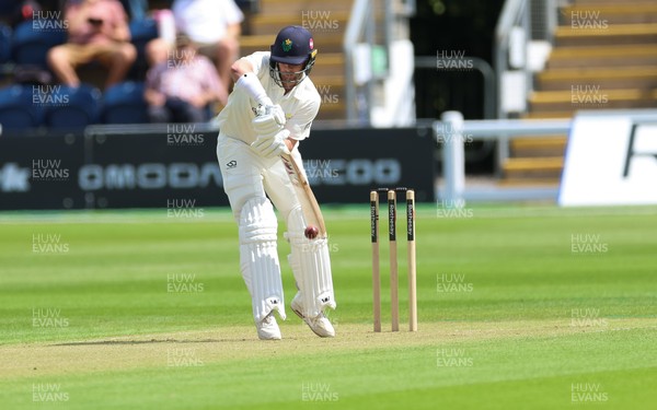 190626 - Glamorgan v Surrey, Rothesay County Championship Division 1- Billy Root of Glamorgan plays a shot