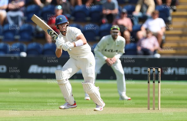 190626 - Glamorgan v Surrey, Rothesay County Championship Division 1- Asa Tribe of Glamorgan in action