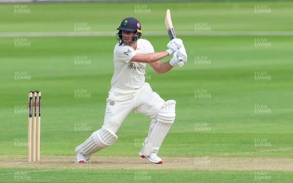 190626 - Glamorgan v Surrey, Rothesay County Championship Division 1- Chris Cooke of Glamorgan  plays a shot