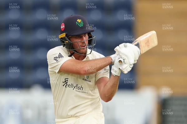 190626 - Glamorgan v Surrey, Rothesay County Championship Division 1- Chris Cooke of Glamorgan plays a shot