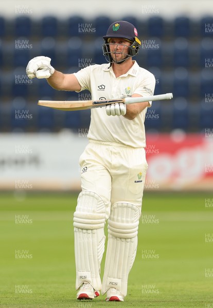 190626 - Glamorgan v Surrey, Rothesay County Championship Division 1- Chris Cooke of Glamorgan celebrates his century
