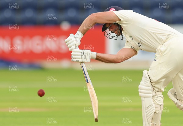 190626 - Glamorgan v Surrey, Rothesay County Championship Division 1- Chris Cooke of Glamorgan plays a shot