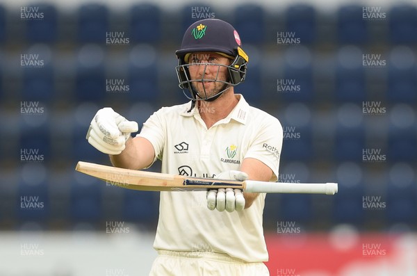 190626 - Glamorgan v Surrey, Rothesay County Championship Division 1- Chris Cooke of Glamorgan celebrates his century