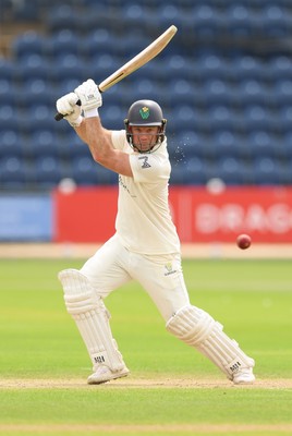 200626 - Glamorgan v Surrey, Rothesay County Championship Division 1- Colin Ingram of Glamorgan plays a shot