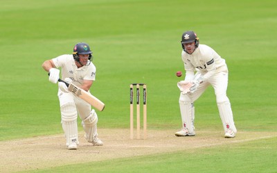 200626 - Glamorgan v Surrey, Rothesay County Championship Division 1- Colin Ingram of Glamorgan plays a shot