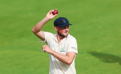 200626 - Glamorgan v Surrey, Rothesay County Championship Division 1- Tom Norton  of Glamorgan leaves the field at the end of Surrey’s first innings