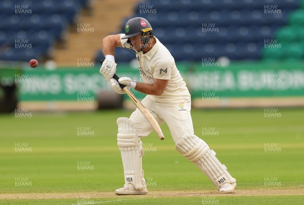 200626 - Glamorgan v Surrey, Rothesay County Championship Division 1- Colin Ingram of Glamorgan plays a shot