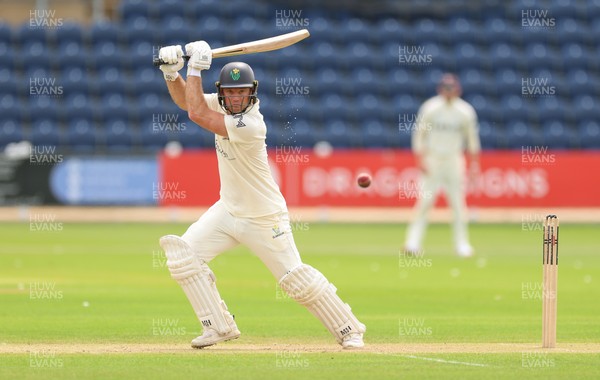 200626 - Glamorgan v Surrey, Rothesay County Championship Division 1- Colin Ingram of Glamorgan plays a shot