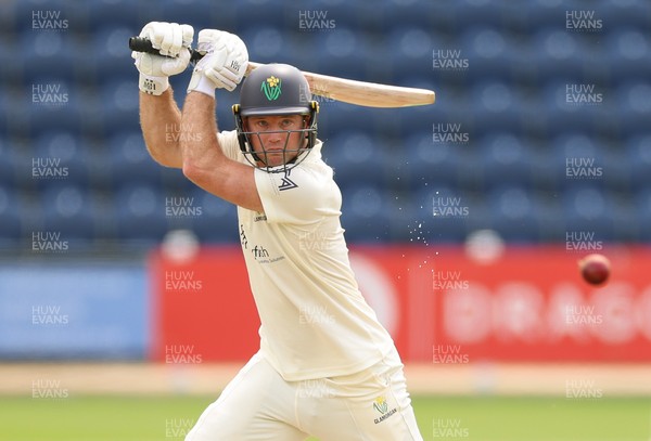 200626 - Glamorgan v Surrey, Rothesay County Championship Division 1- Colin Ingram of Glamorgan plays a shot