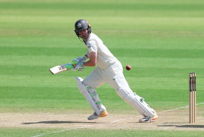 210626 - Glamorgan v Surrey, Rothesay County Championship Division 1- Rory Burns of Surrey plays a shot