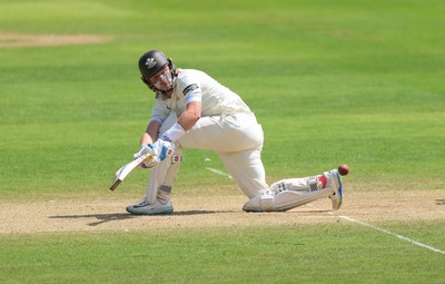 210626 - Glamorgan v Surrey, Rothesay County Championship Division 1- Ollie Pope of Surrey plays a shot