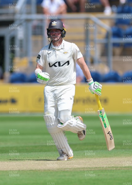 210626 - Glamorgan v Surrey, Rothesay County Championship Division 1- Rory Burns of Surrey adds runs