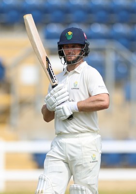 220626 - Glamorgan v Surrey, Rothesay County Championship Division 1- Sean Dickson of Glamorgan