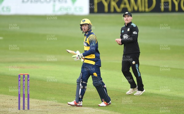 300417 - Glamorgan v Surrey - Royal London One Day Cup - Colin Ingram of Glamorgan after scoring a half century