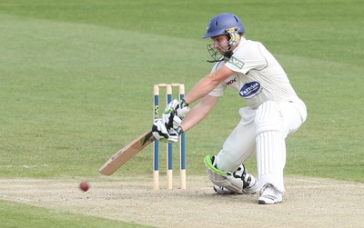 09.04.10 ... Glamorgan v Sussex, LV County Championship, SWALEC Stadium, Cardiff -  Sussex's Luke Wright makes a quick single run 