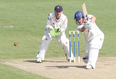 11.04.10 ... Glamorgan v Sussex, LV County Championship, SWALEC Stadium, Cardiff -  Sussex's Murray Goodwin plays a shot on his way to an innings of 83 