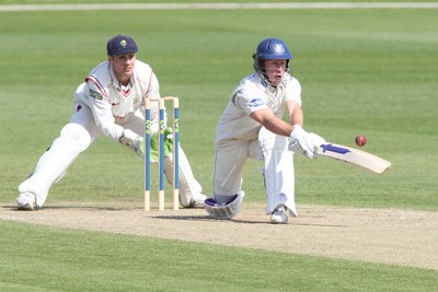 11.04.10 ... Glamorgan v Sussex, LV County Championship, SWALEC Stadium, Cardiff -  Sussex's Murray Goodwin play a shot on his way to an innings of 83 